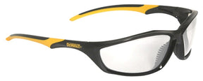 DeWALT Router Series DPG96-1C Safety Glasses, Hard-Coated Lens, Polycarbonate Lens, Full Frame, Black/Yellow Frame