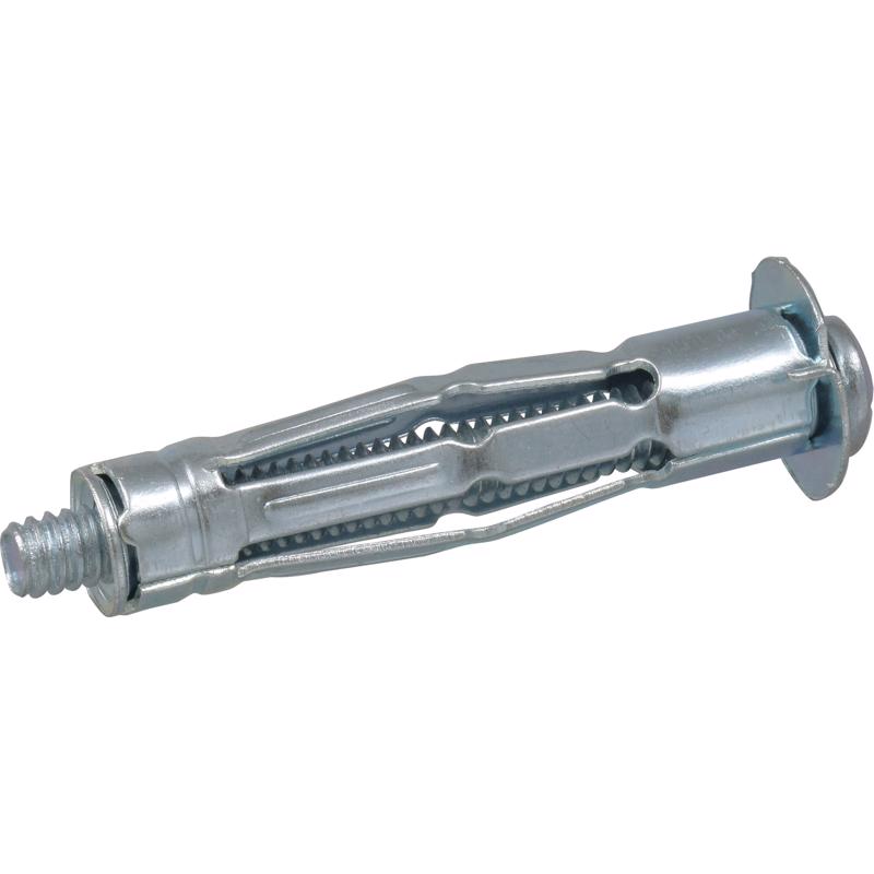 HILLMAN 1/4 in. D X 2.35 in. L Steel Pan Head Hollow Wall Anchors 50 pk