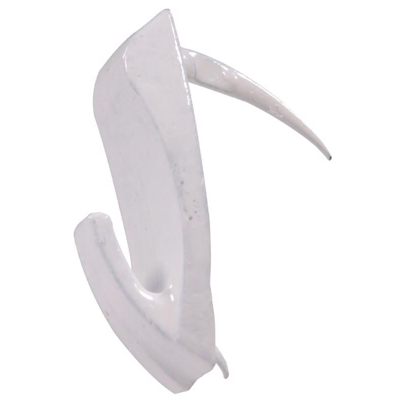 HILLMAN WallBiter White Small Picture Hook 45 lb 4 pk, Pack of 10
