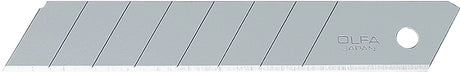 Olfa 1092625 Knife Blade, 18 mm, Carbon Steel, 8-Point, For: 18 mm Snap-Off Blade