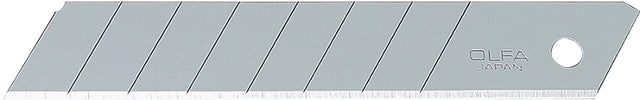Olfa 1092625 Knife Blade, 18 mm, Carbon Steel, 8-Point, For: 18 mm Snap-Off Blade