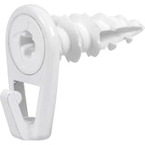 HILLMAN White Drywall Picture Hook 50 lb 2 pk, Pack of 10