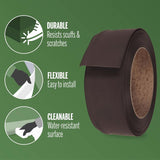 M-D Building Products 4 in. H X 0.08 in. W X 60 ft. L Prefinished Brown Vinyl Wall Base