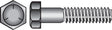 HILLMAN 3/8 in. D X 2-1/4 in. L Heat Treated Zinc Steel Hex Head Cap Screw 50 pk