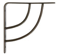 Knape & Vogt John Sterling Bronze Bracket 12 Ga. 6 in. L 100 lb, Pack of 10