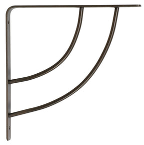 Knape & Vogt John Sterling Bronze Bracket 12 Ga. 8 in. L 100 lb, Pack of 10