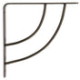 Knape & Vogt John Sterling Bronze Bracket 12 Ga. 8 in. L 100 lb, Pack of 10