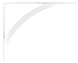 Knape & Vogt John Sterling White Steel Bracket 12 Ga. 10 in. L 100 lb, Pack of 10