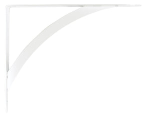 Knape & Vogt John Sterling White Steel Bracket 12 Ga. 10 in. L 100 lb, Pack of 10