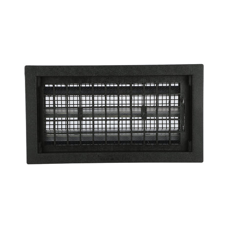 Air Vent 9.5 in. H X 17.5 in. W Black Plastic Manual Foundation Vent