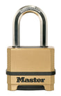 Master Lock Magnum Series M175XDLFCCSEN Padlock, 5/8 in Dia Shackle, Boron Carbide Shackle, Steel Body, 2 in W Body