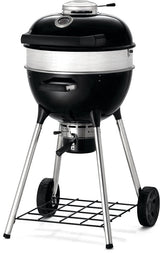 Napoleon Professional 18 PRO18K-LEG-3 Charcoal Kettle Grill, 235 sq-in Primary Cooking Surface, Black, Steel Body