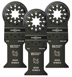 Imperial Blades Starlock IBSL300-3 Standard Blade, 18 TPI, 3/PK