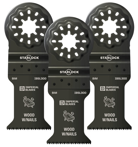 Imperial Blades Starlock IBSL300-3 Standard Blade, 18 TPI, 3/PK