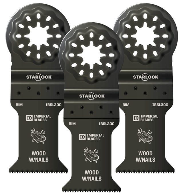 Imperial Blades Starlock IBSL300-3 Standard Blade, 18 TPI, 3/PK