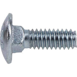 HILLMAN 1/4 in. X 3/4 in. L Zinc-Plated Steel Carriage Bolt 100 pk