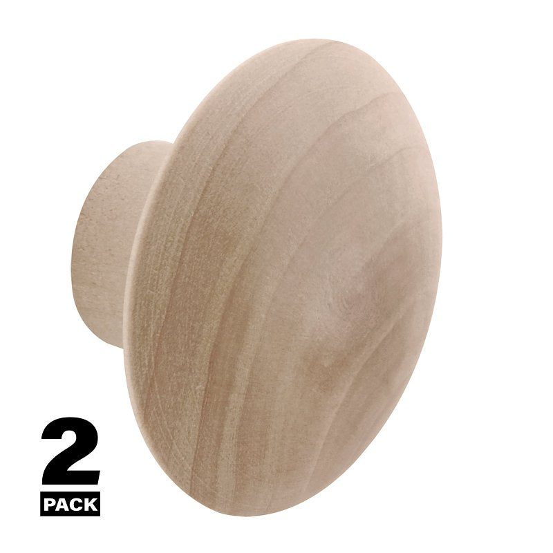 Prime-Line N 6756 Pull Knob, Hardwood