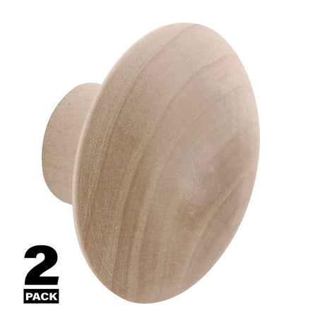 Prime-Line N 6756 Pull Knob, Hardwood