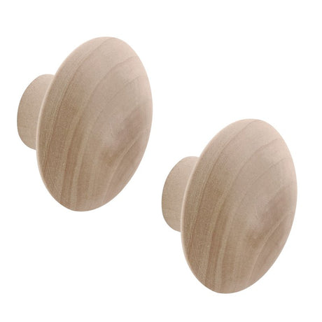 Prime-Line N 6756 Pull Knob, Hardwood