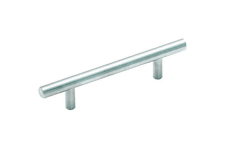 Amerock Contemporary Bar Cabinet Pull 3-3/4 in. Stainless Steel Silver 1 pk