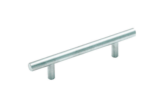 Amerock Contemporary Bar Cabinet Pull 3-3/4 in. Stainless Steel Silver 1 pk