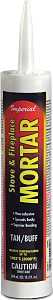 Imperial KK0296-A Stove and Fireplace Mortar, Paste, Buff, 10.3 oz Cartridge