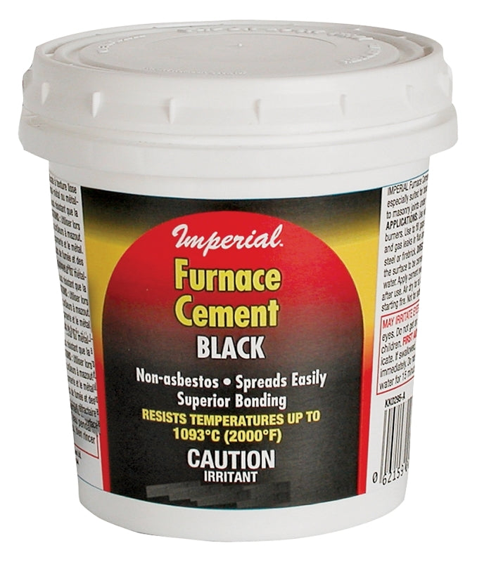 Imperial KK0304 Furnace Cement, Black, 32 oz