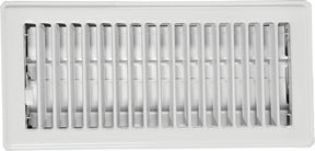 Imperial RG0247 Standard Floor Register, 5-1/4 in L, 11-1/4 in W, Steel, White, Powder-Coated