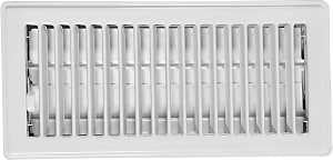 Imperial RG0267 Floor Register, 5-1/4 in L, 13-1/4 in W, Steel