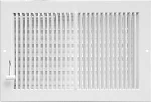 Imperial RG0291 Multi-Shutter Register, Steel, White