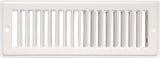 Imperial RG1270-A Toe Space Grille, 2-1/4 in L, 12 in W, Steel, White