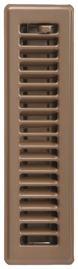 Imperial RG2000 Standard Floor Register, 11-3/4 in W Duct Opening, 2 in H Duct Opening, 3-1/2 in L, 13-1/4 in W