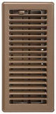 Imperial RG2004 Louvered Floor Register, 10 in L, 4 in W, Steel, Brown, Powder-Coat Painted