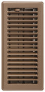 Imperial RG2005 Floor Register, 4 in L, 12 in W, Steel, Brown, Powder-Coated