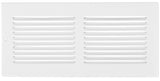 Imperial RG0351 Return Air Sidewall Grille, Steel, White, Painted/Powder-Coated