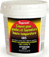 Imperial KK0283-A Stove and Furnace Cement, 16 oz Tub