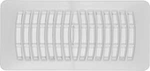 Imperial RG1289 Floor Register, 10 in W Duct Opening, 3 in H Duct Opening, White