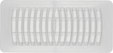 Imperial RG1289 Floor Register, 10 in W Duct Opening, 3 in H Duct Opening, White