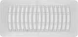 Imperial RG1292 Floor Register, 10 in W Duct, White, 4 in H Duct Opening, Polystyrene