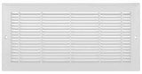 Imperial RG3012 Sidewall Grille, 19-1/4 in L, 7-1/4 in W, Polystyrene, White, Pack of 10