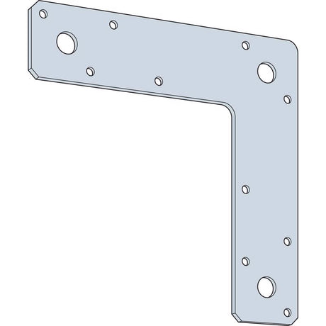 Simpson Strong-Tie 6 in. H X 6 in. W 14 Ga. Galvanized Steel L Strap, Pack of 10