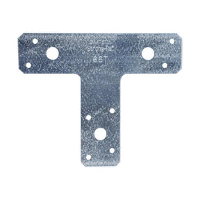 Simpson Strong-Tie 5 in. H X 6 in. W 14 Ga. Galvanized Steel T Strap, Pack of 10