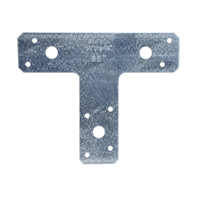 Simpson Strong-Tie 5 in. H X 6 in. W 14 Ga. Galvanized Steel T Strap, Pack of 10