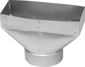Imperial GV0702 Universal Boots, 7-1/2 in L, 10 in W, 3-1/4 in H, 30 ga Gauge, Steel, Galvanized