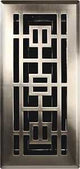 Imperial RG3294 Floor Register, 4 in H Duct Open