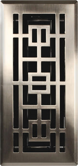 Imperial RG3294 Floor Register, 4 in H Duct Open