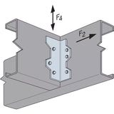 Simpson Strong-Tie Z-Max 2.4 in. W X 5 in. L Galvanized Steel L-Angle