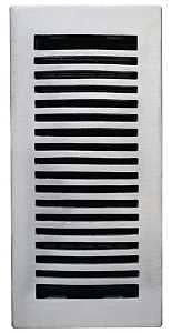 Imperial RG3288 Floor Register, 4 in H Duct Opening, Polystyrene, 10 in W Duct Opening