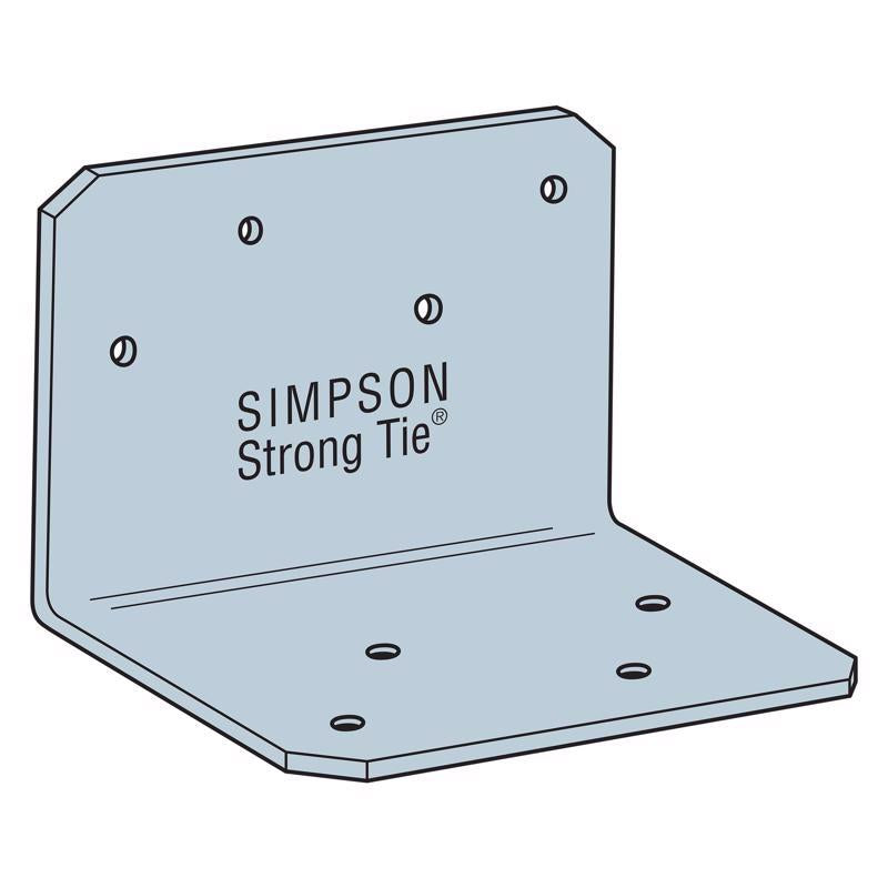 Simpson Strong-Tie 2 in. W X 2.8 in. L Galvanized Steel Angle