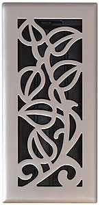 Imperial RG3276 Floor Register, 12 in W Duct Opening, Polystyrene, 4 in H Duct Opening